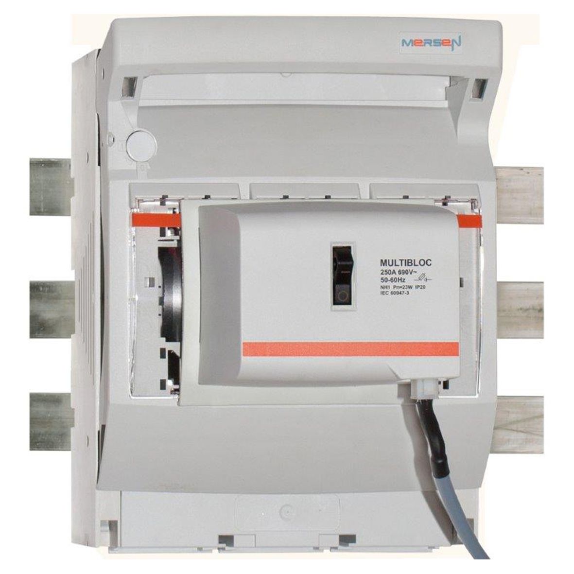 M1023051 - MULTIBLOC 1.RST8 size 1 / 250A, 3-pole electromechanical fuse monit. installed